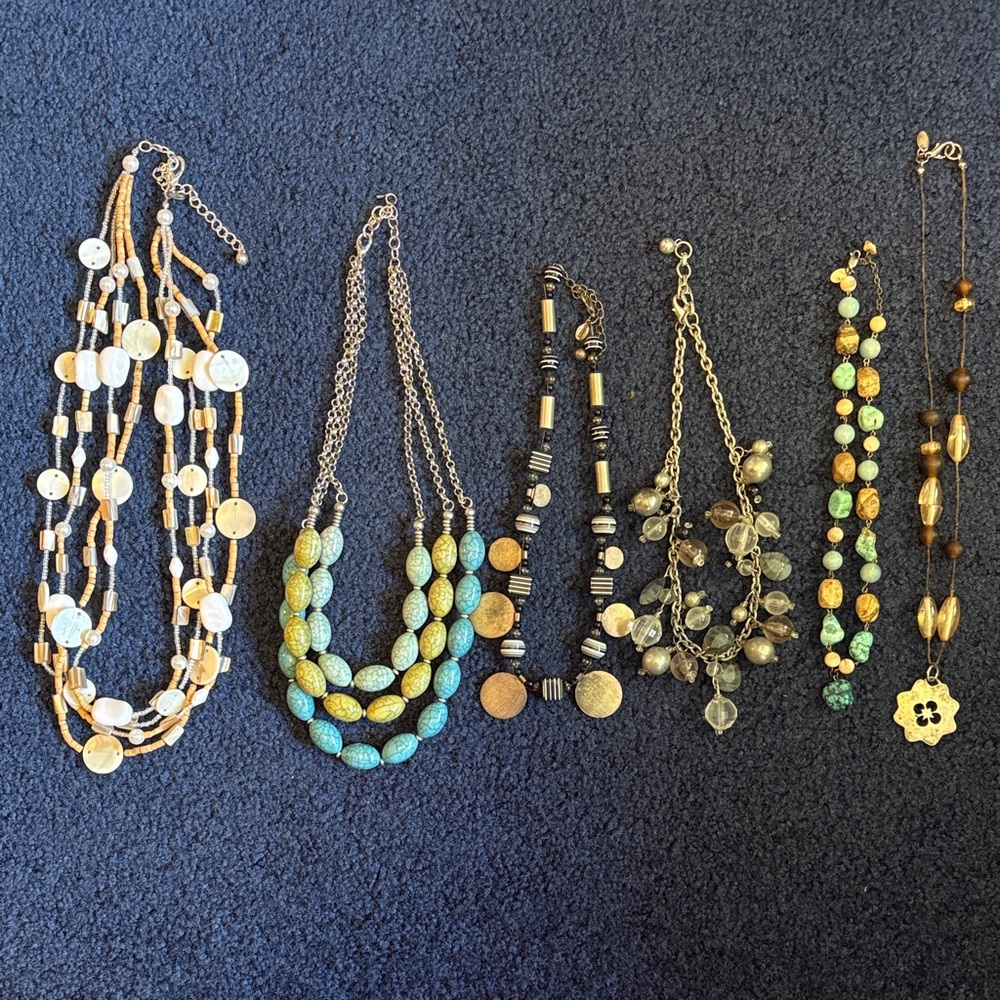 Elegant Multi-Color Necklace Set